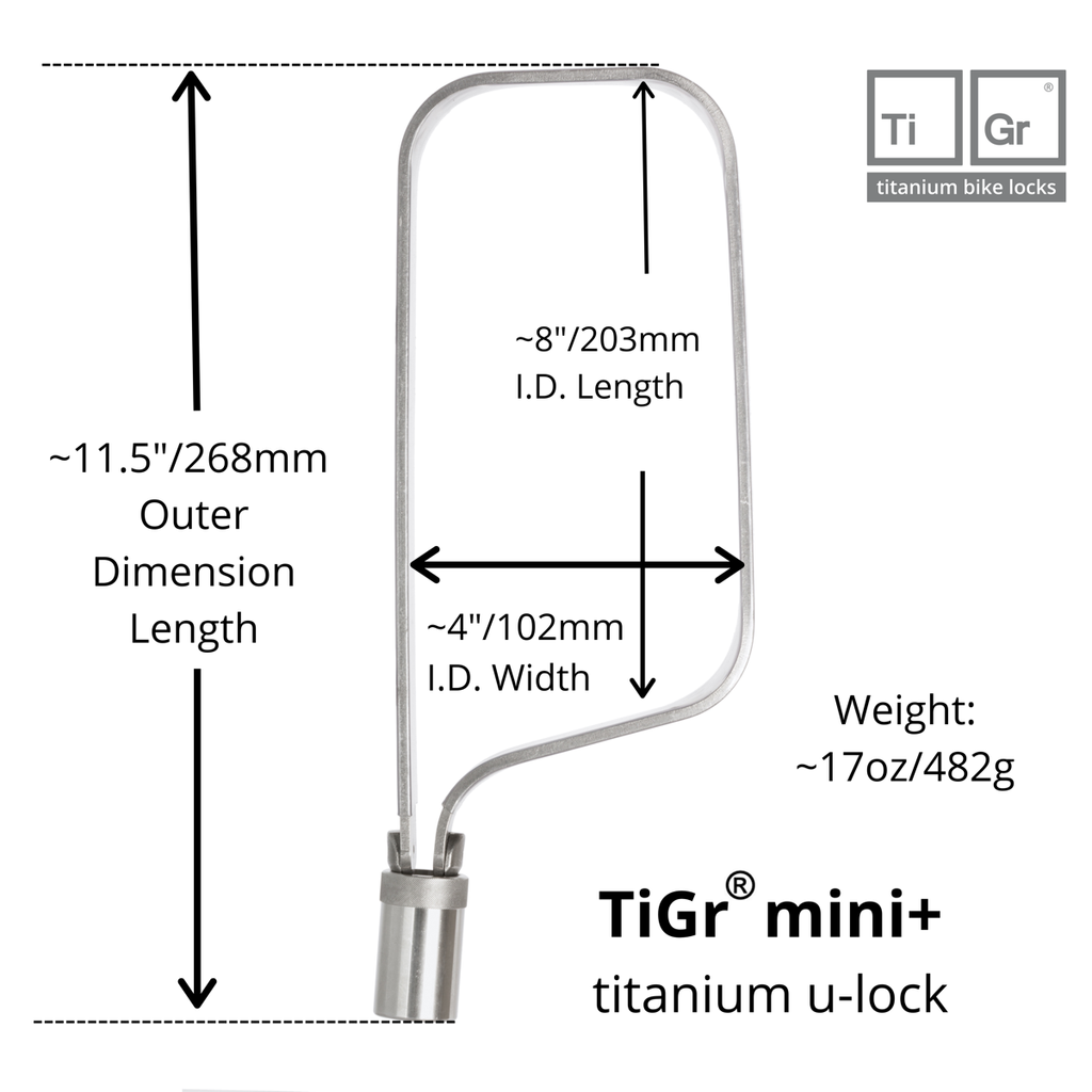 TiGr Mini+ Candado Titanio