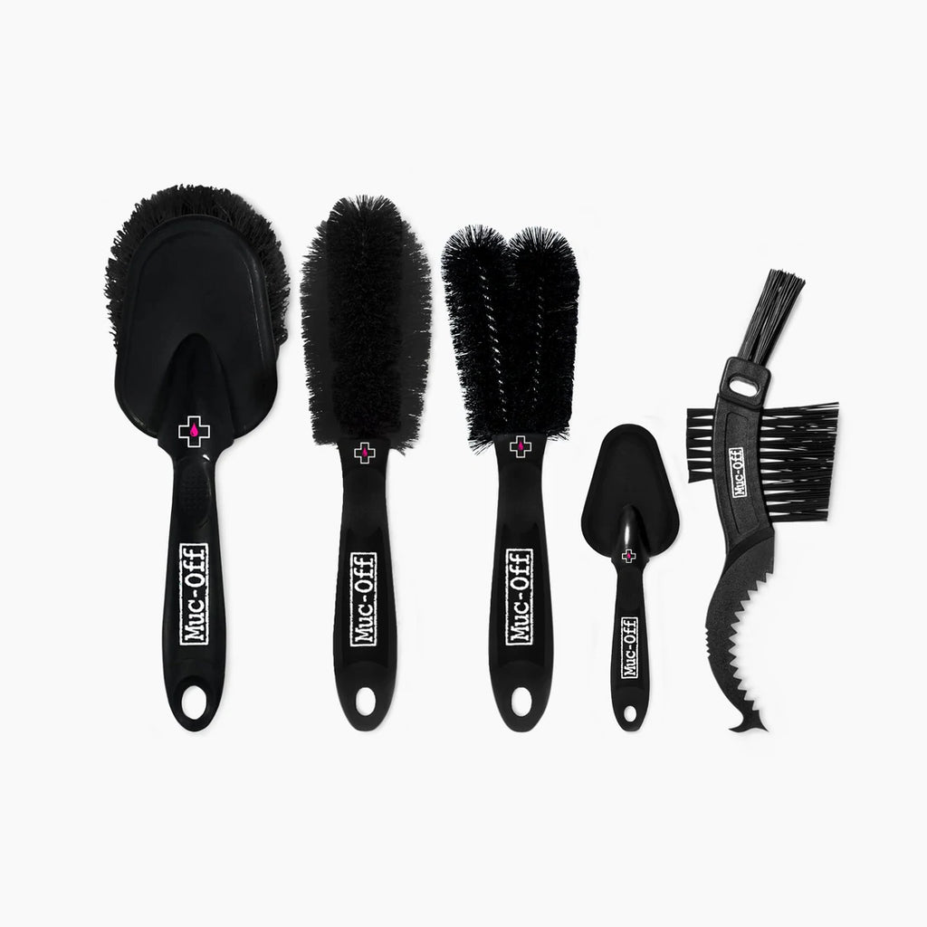Set de 5 cepillos premium de limpieza Muc-Off