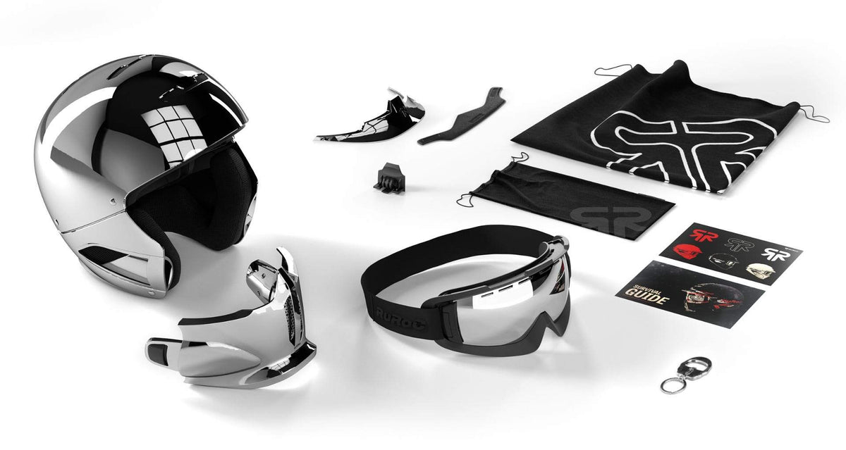 Casco Ruroc RG1-DX Chrome – Super73Chile